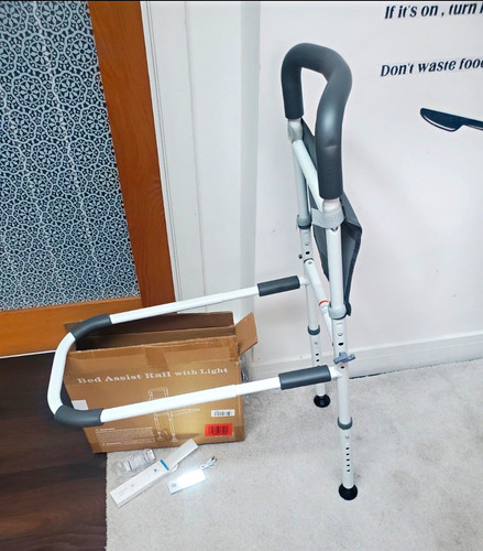 Adjustable non slip padded - non-slip, bed