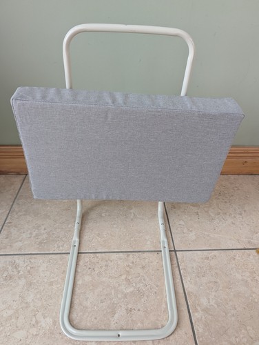 Grey bed guard with - bed,